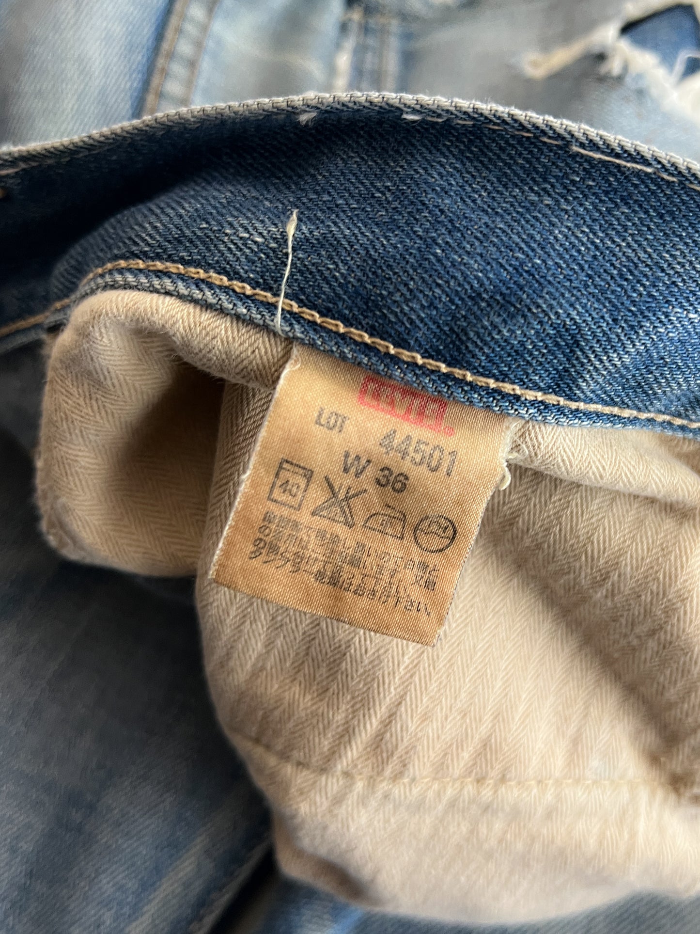 1990's LVC Levi's 501XX Big E Jeans [36"]