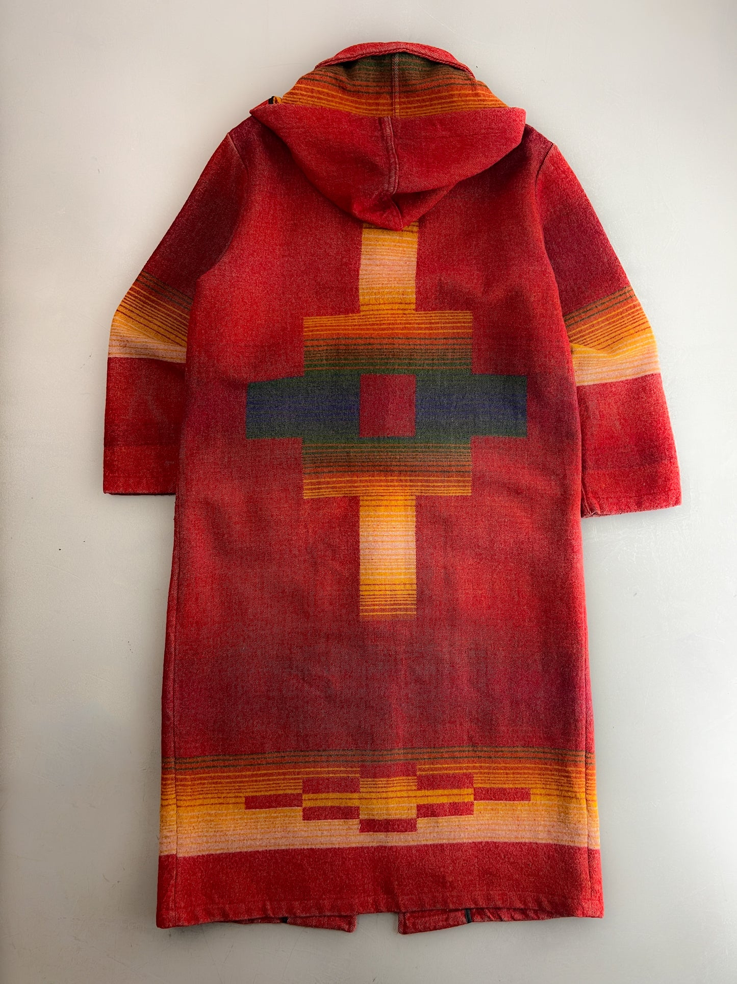 70's/80's Woolrich South Western Blanket Coat [L]