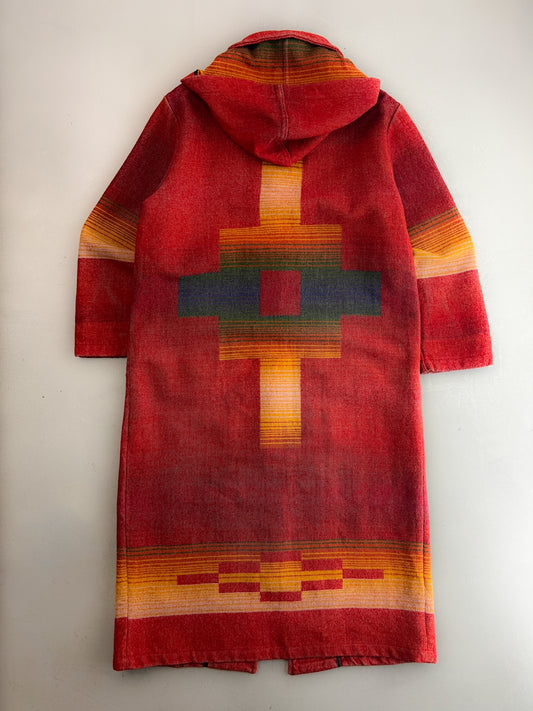 70's/80's Woolrich South Western Blanket Coat [L]