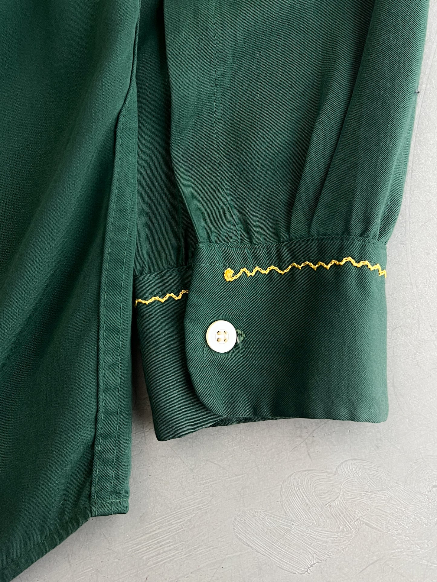 50's/60's Hilton Loop Collar Rayon Shirt [M]