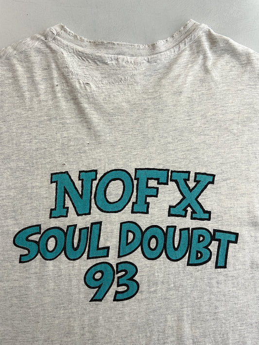 '93 NOFX "White Trash Two Heebs & A Bean" Tee [XL]