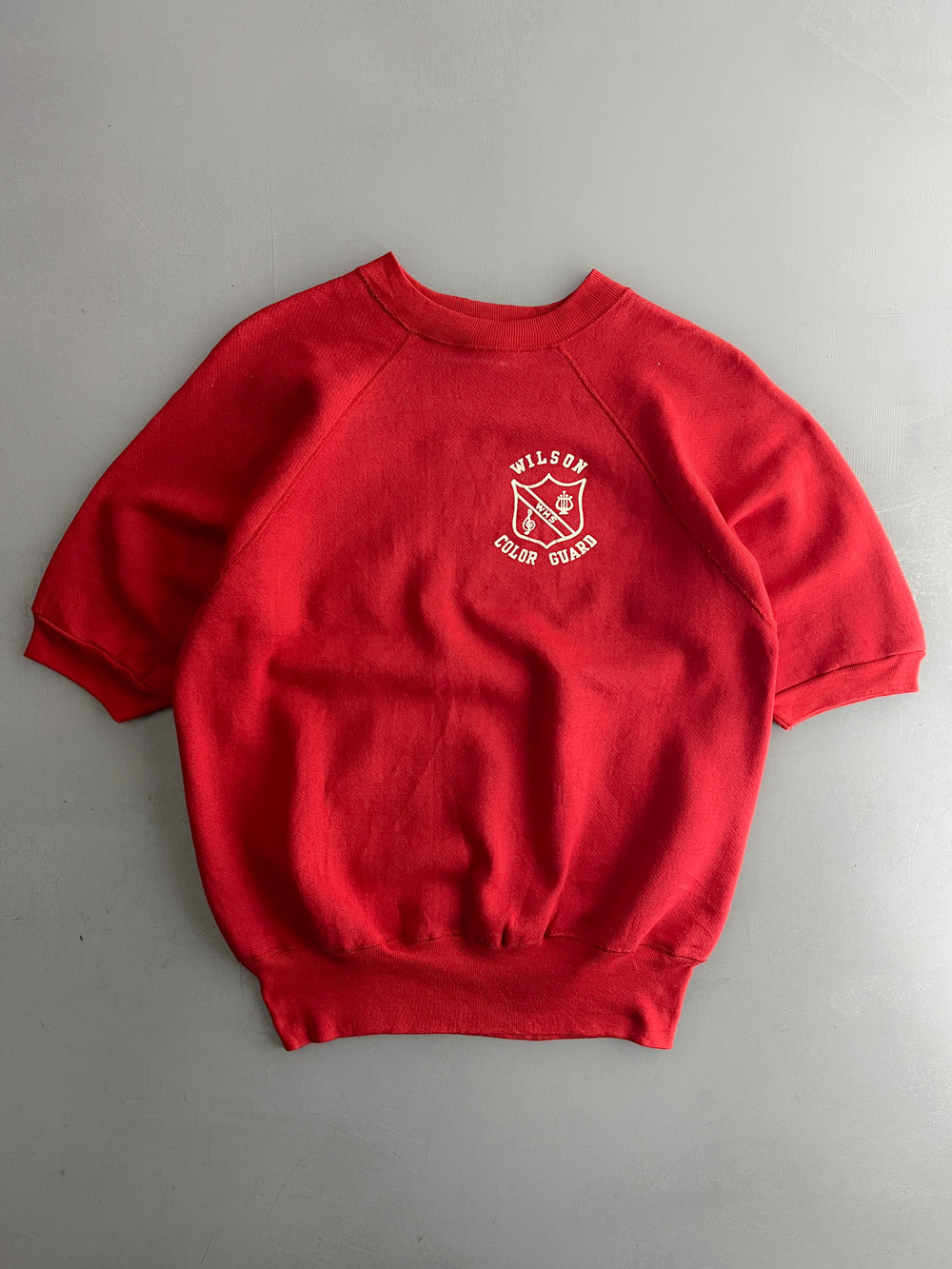 1970's Wilson Color Guard Short Sleeve Sweat [L]