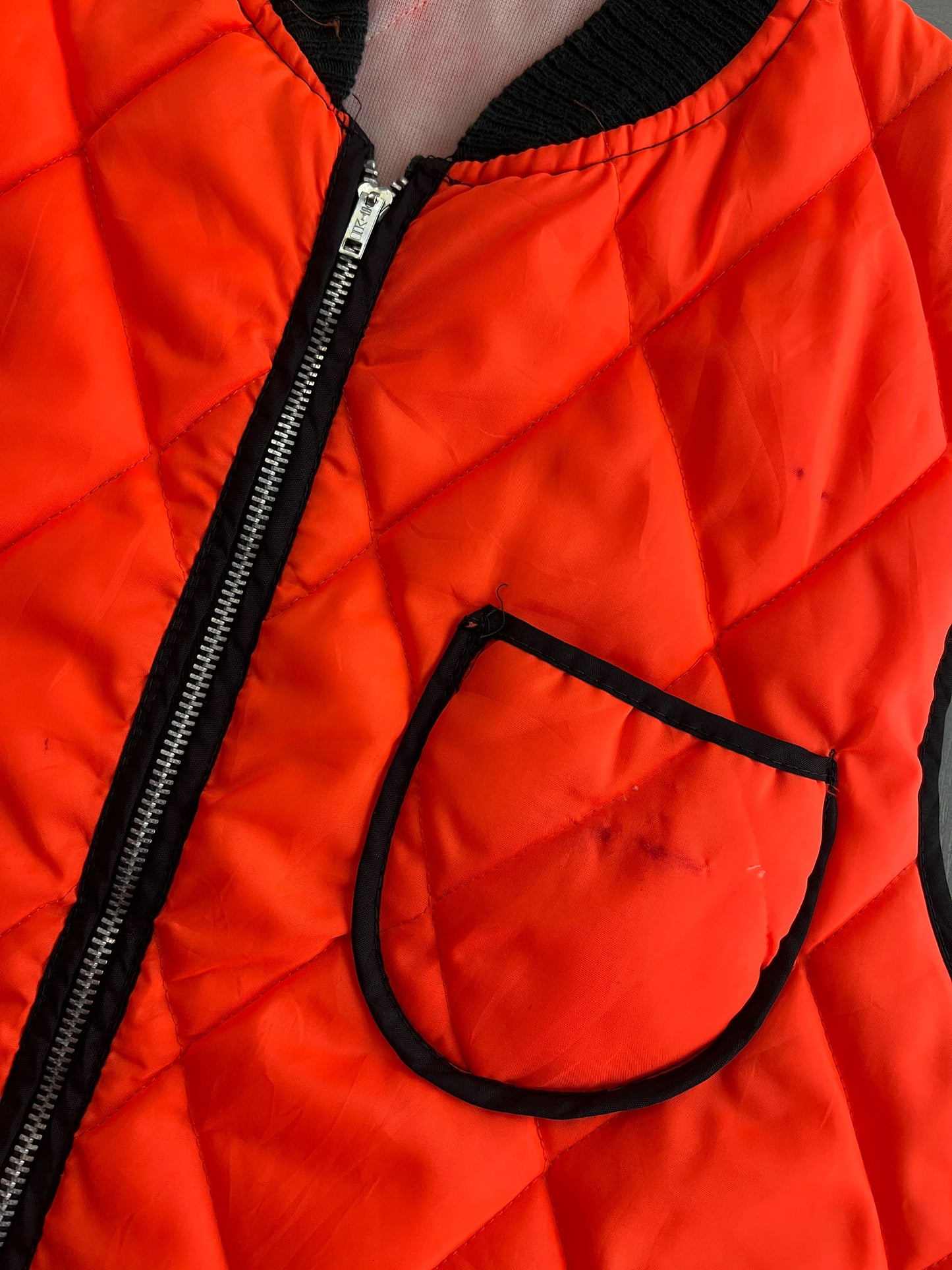 Quilted Survival Orange Work Vest [S]
