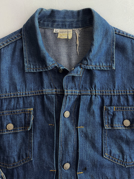 1970's J.C Penny Ranchcraft Selvedge Denim Jacket [L]