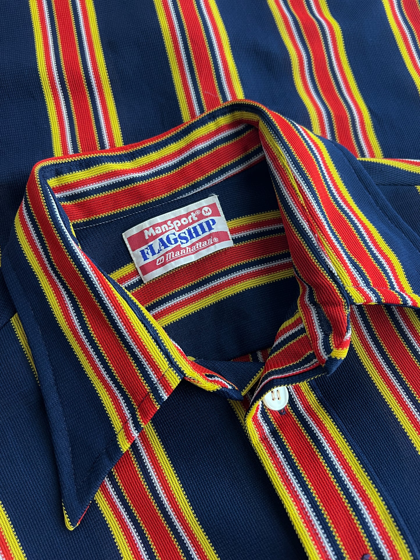 1970's Candy Stripe Shirt [M]