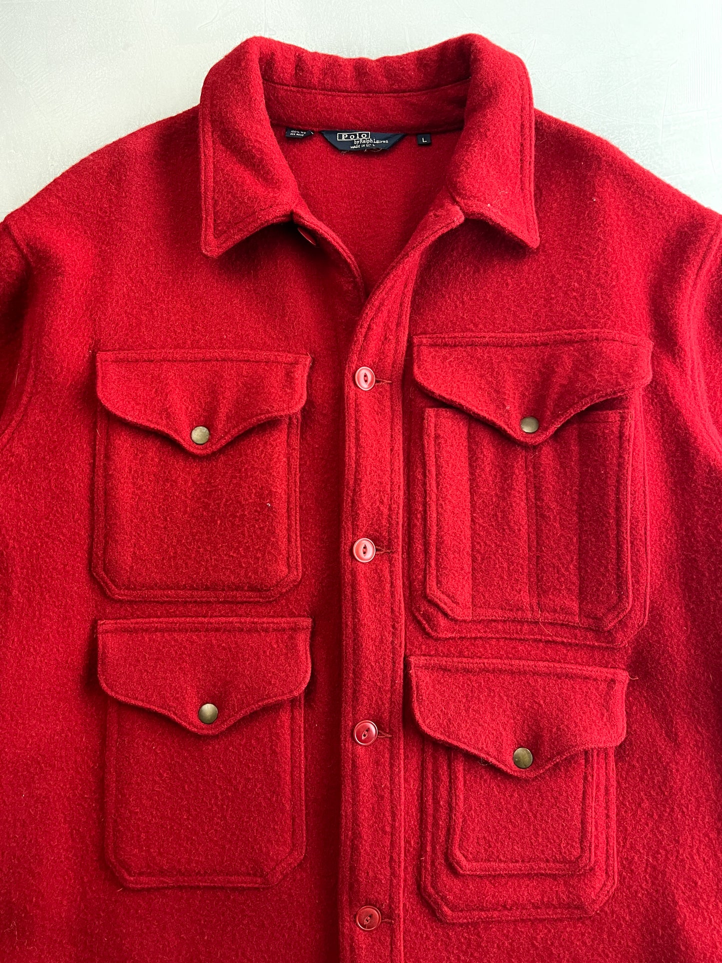 Polo R.L Wool Mackinaw Jacket [L/XL]