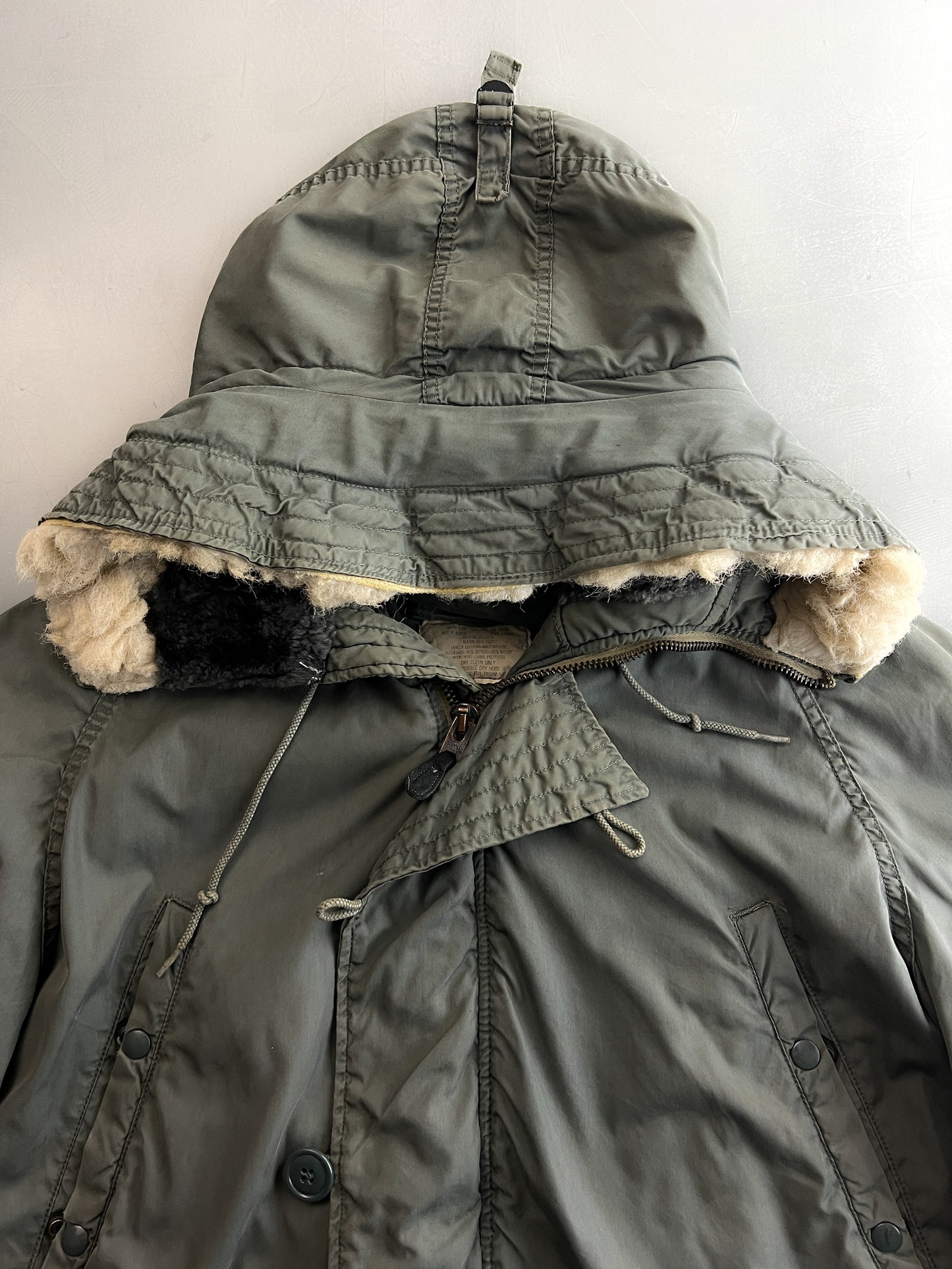 N-3B US Airforce Cold-Weather Stencilled Parka [L]