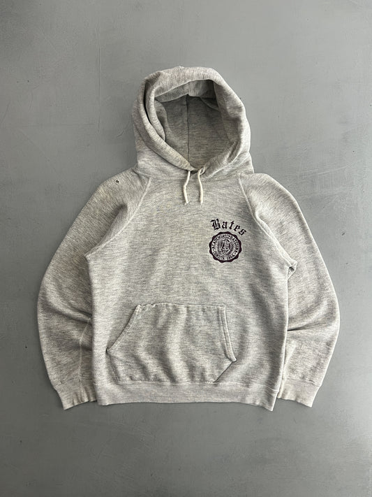 1960's Champion Blue Bar Bates Hooded Sweatshirt [S]