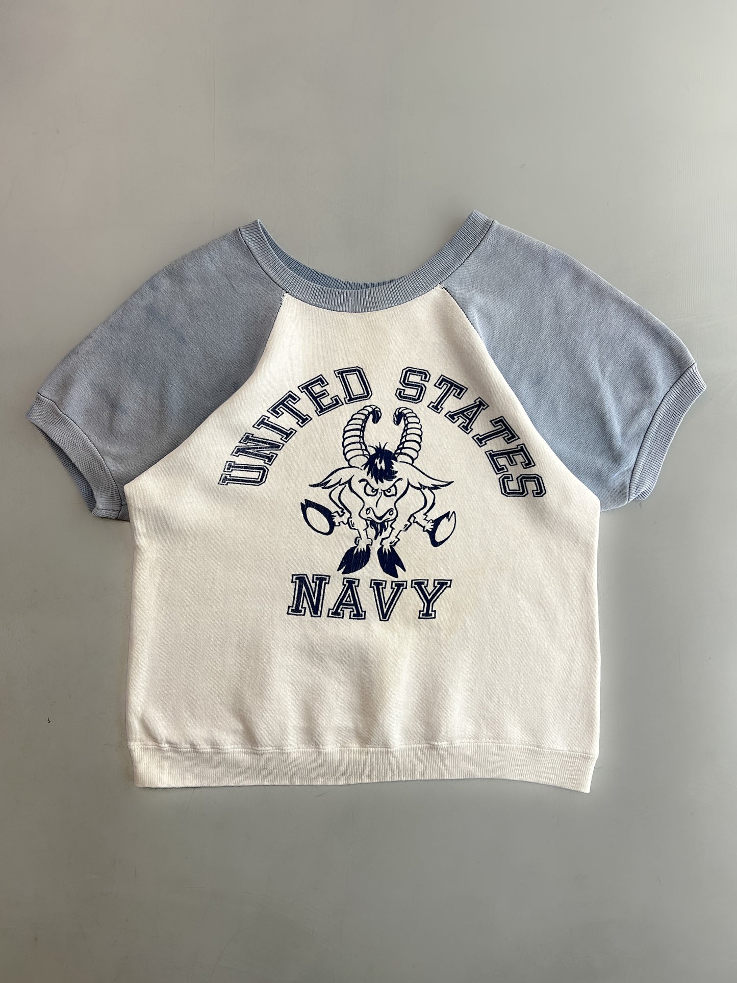 60’s/70’s USN Bust Through Short Sleeve Sweatshirt [S]