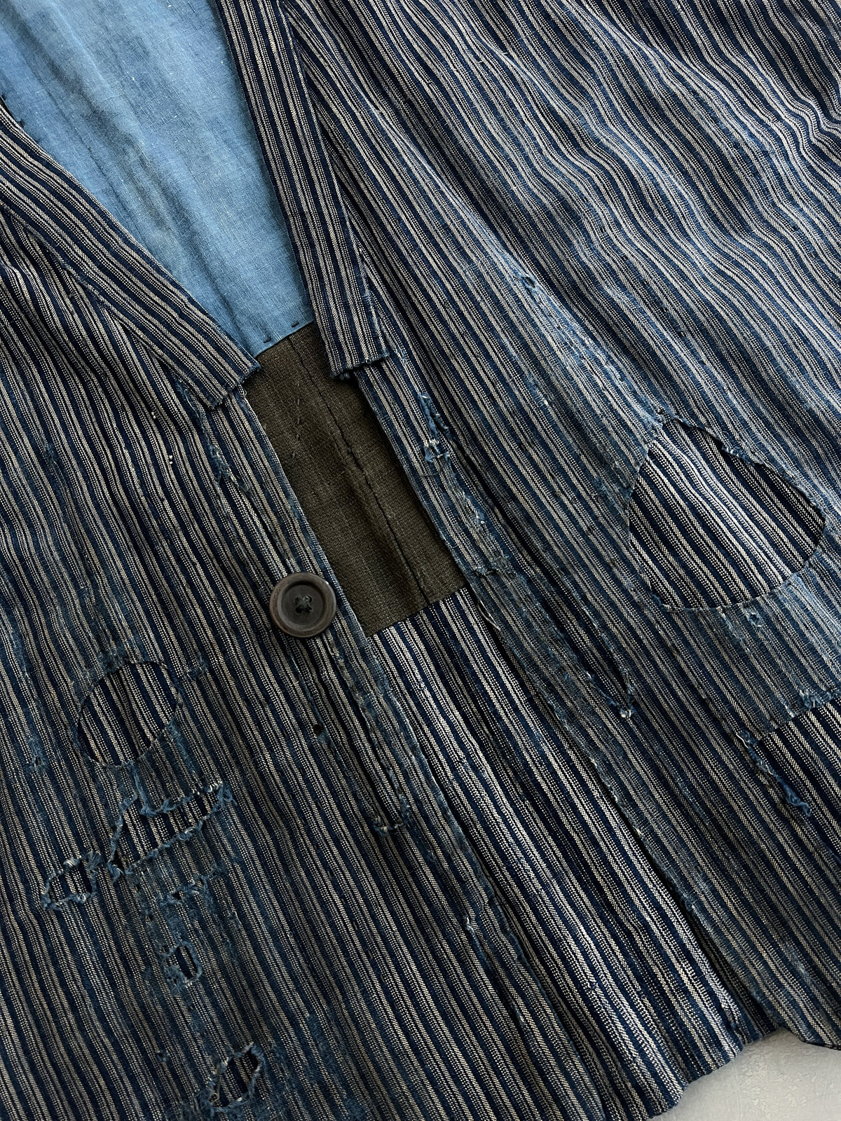 Early 20th c. Japanese Boro Work Vest  [L]