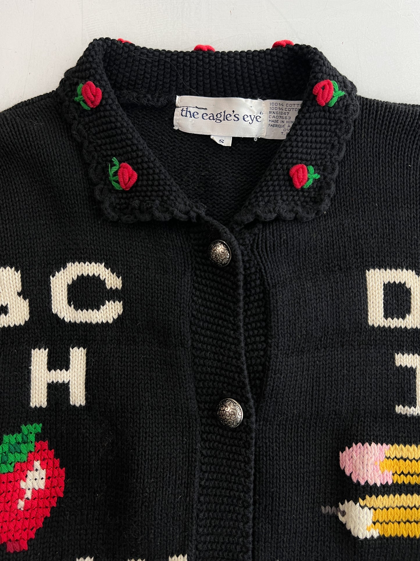 1990's Eagles Eye Alphabet Knit [M]