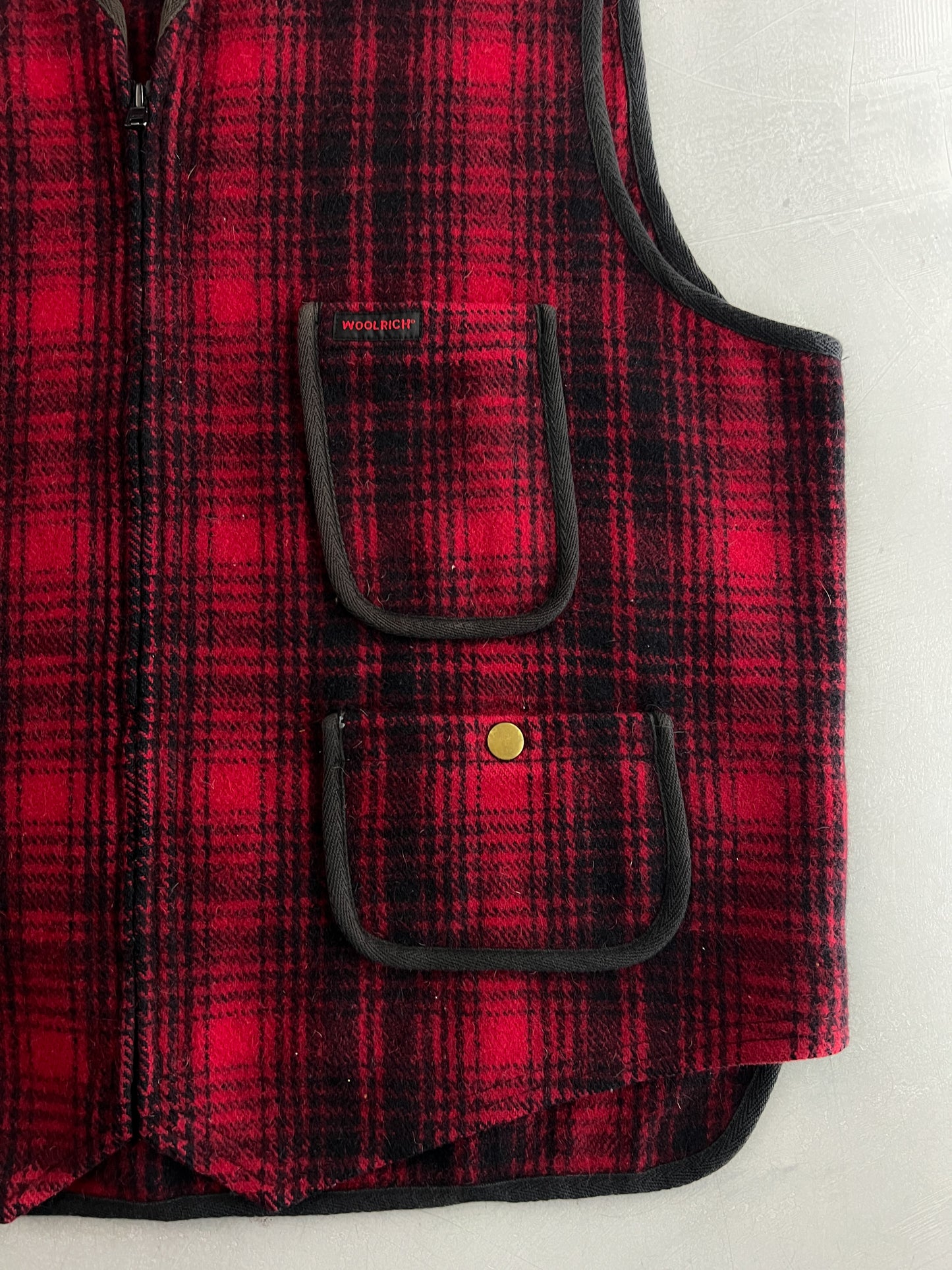 Woolrich Wool Tartan Vest [L]