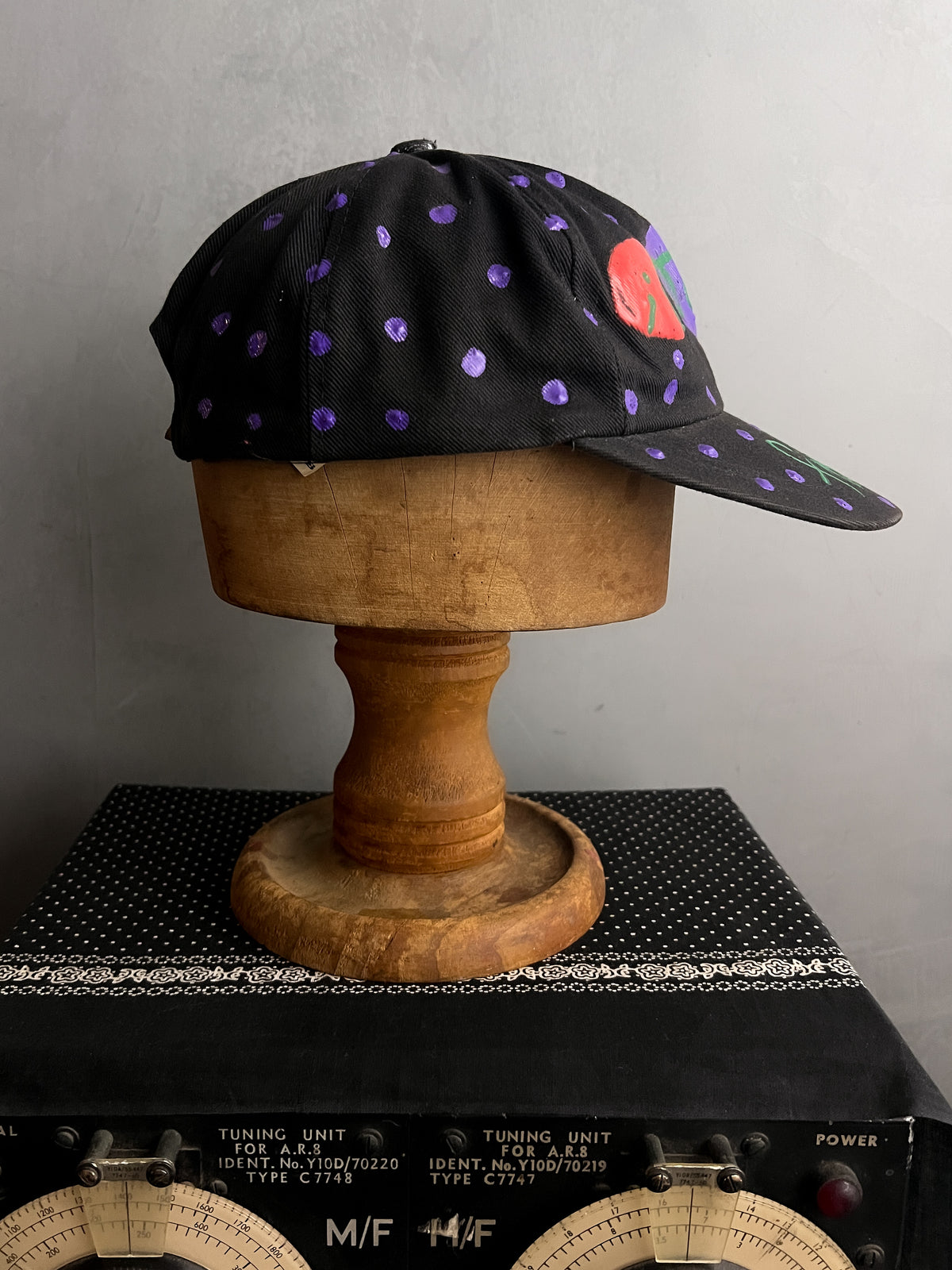 Hand Painted Fish Cap