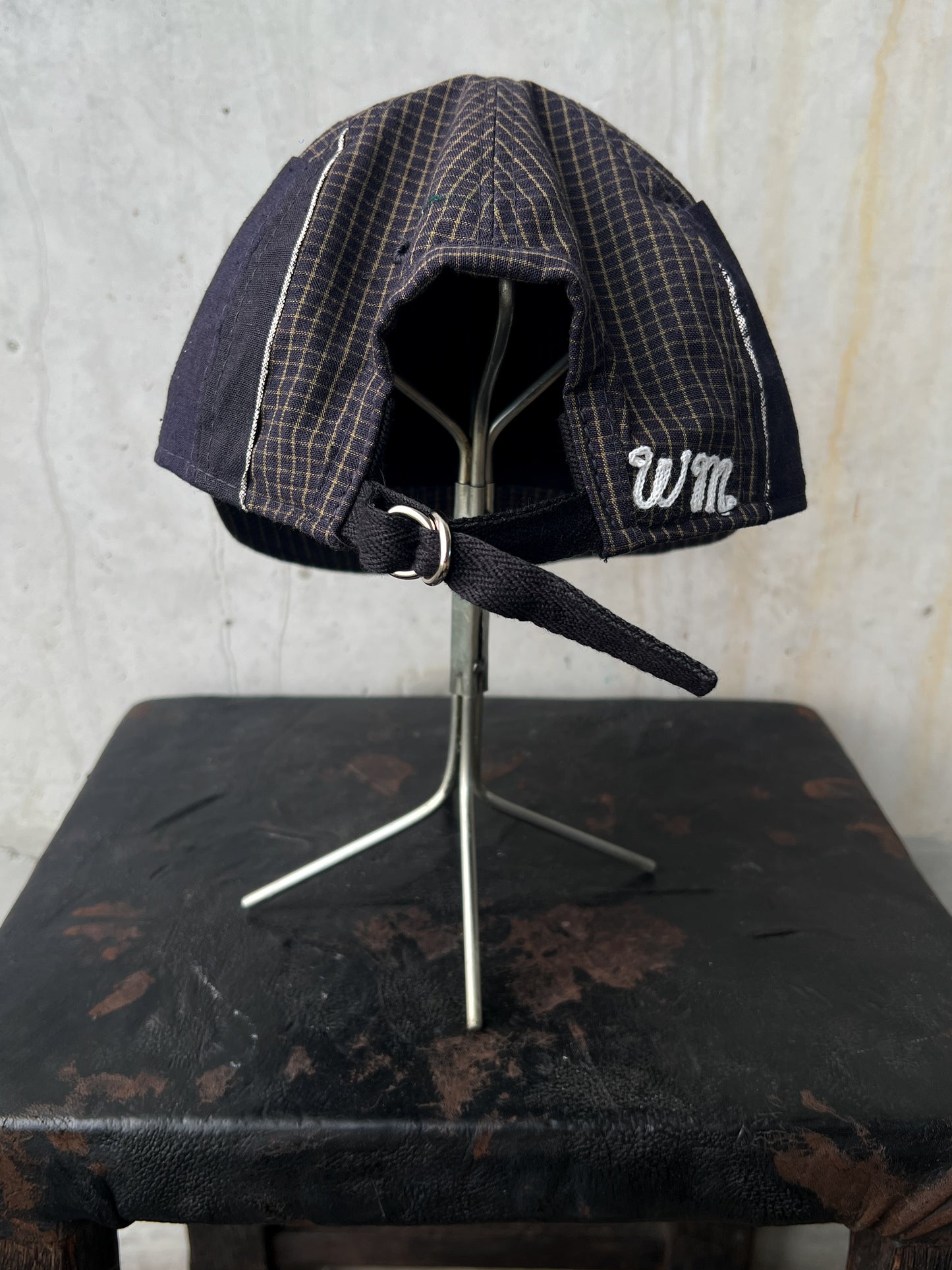 Early 20th c. Japanese Fabric 1930's Baseball Cap By Troy O'Shea Handmade [Adjustable]