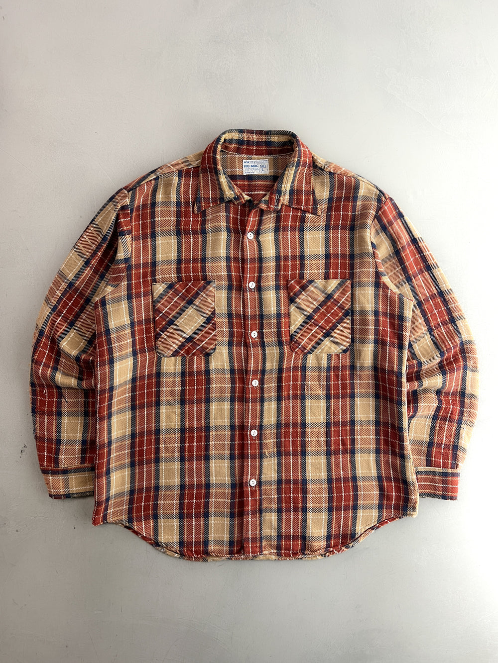 1960's Cotton Big Mac Flannel [L]