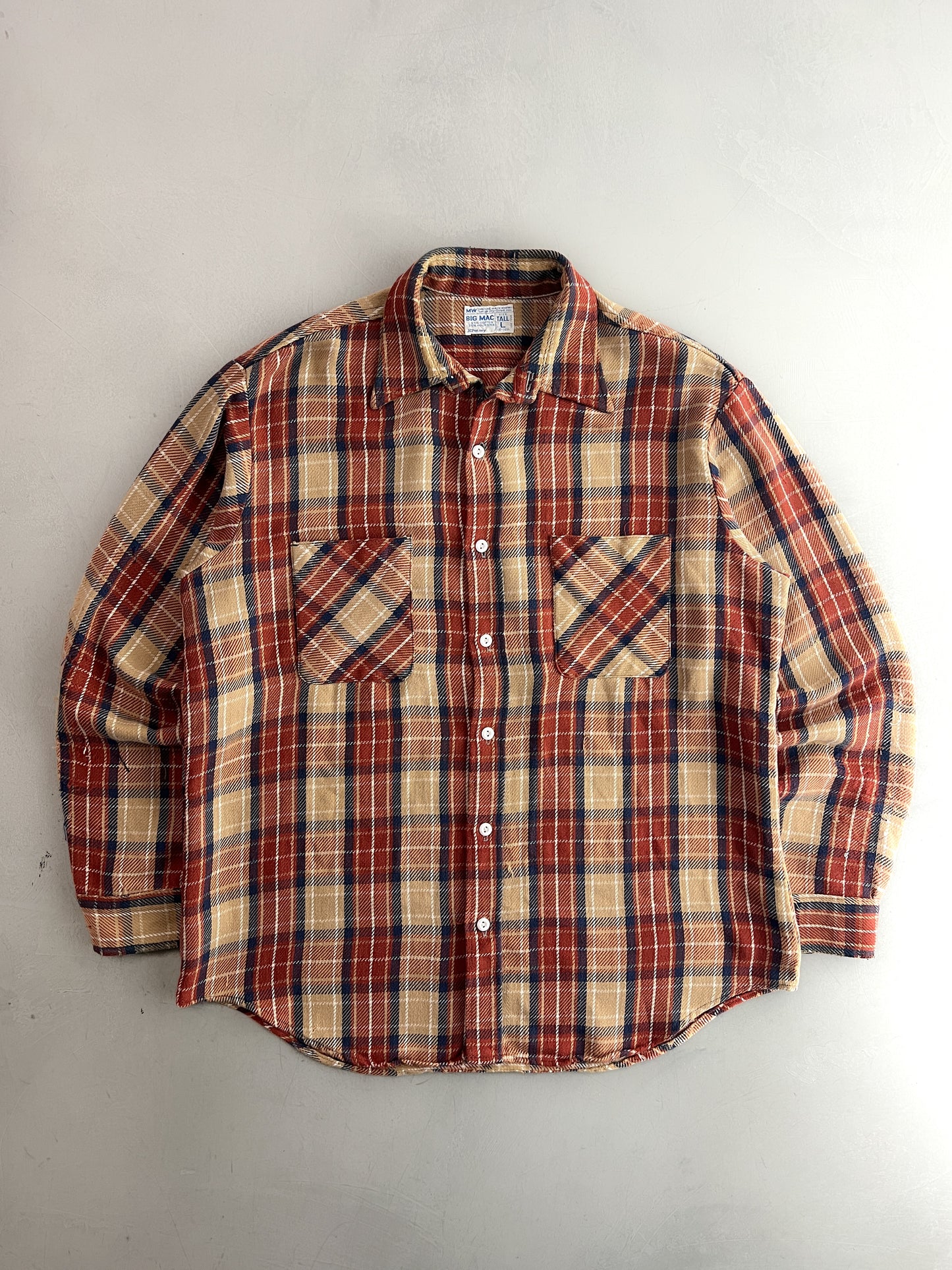 1960's Cotton Big Mac Flannel [L]