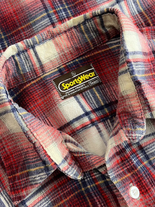 1970's Sears Cotton Flannel [XL]