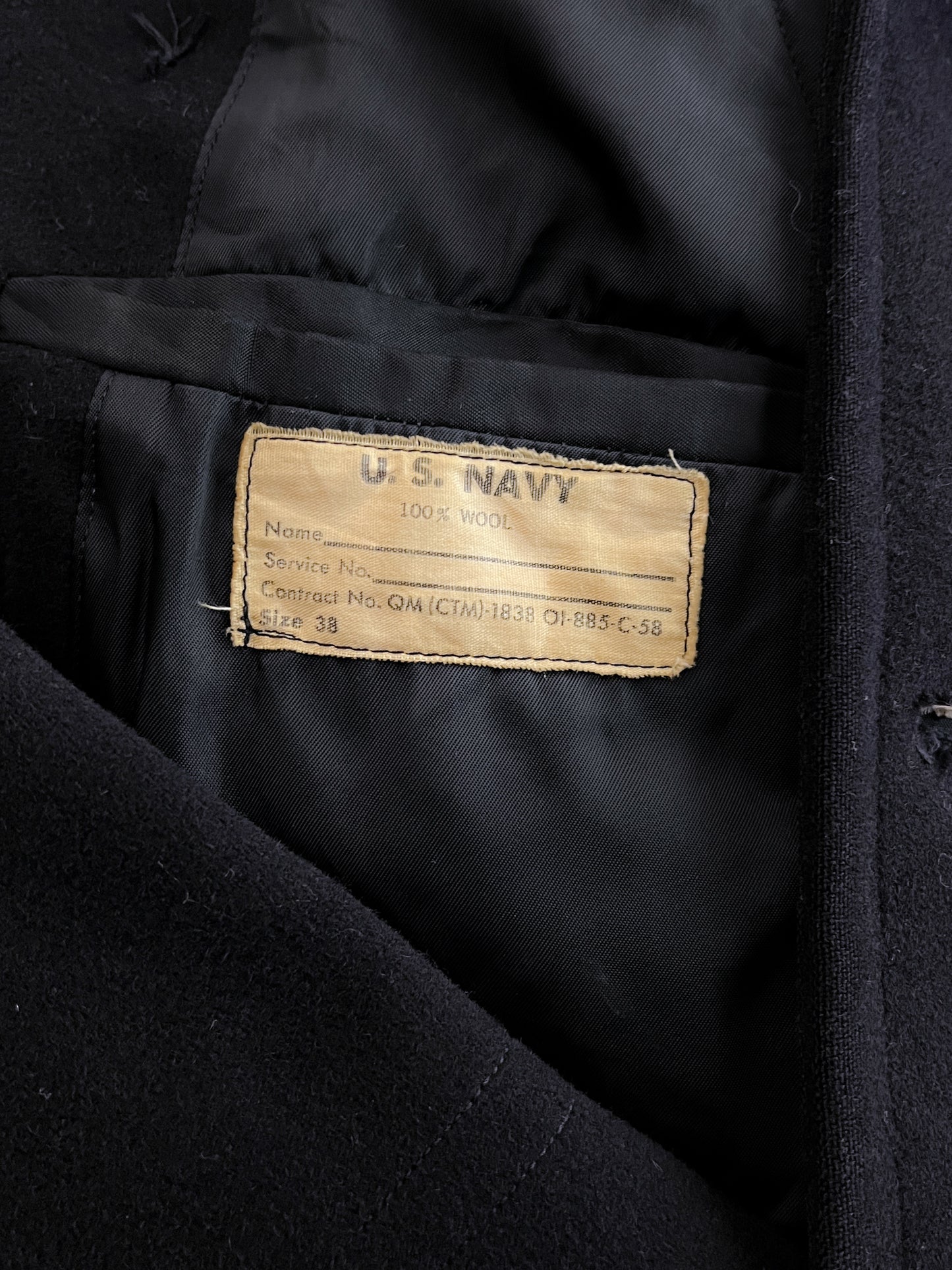 1950's USN Peacoat [M/L]