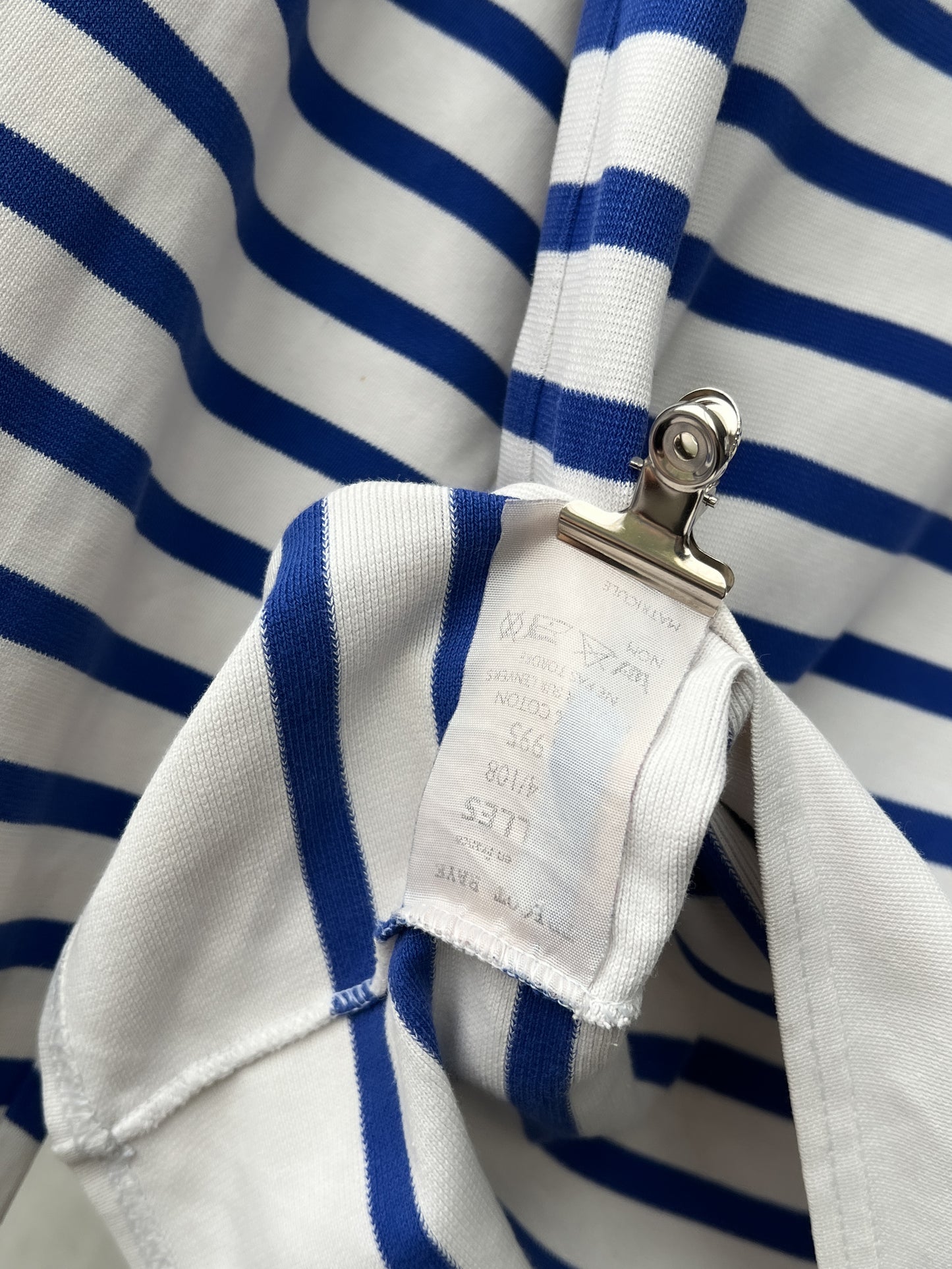 1980's French Marine Nationale Breton Striped Shirt [XL]