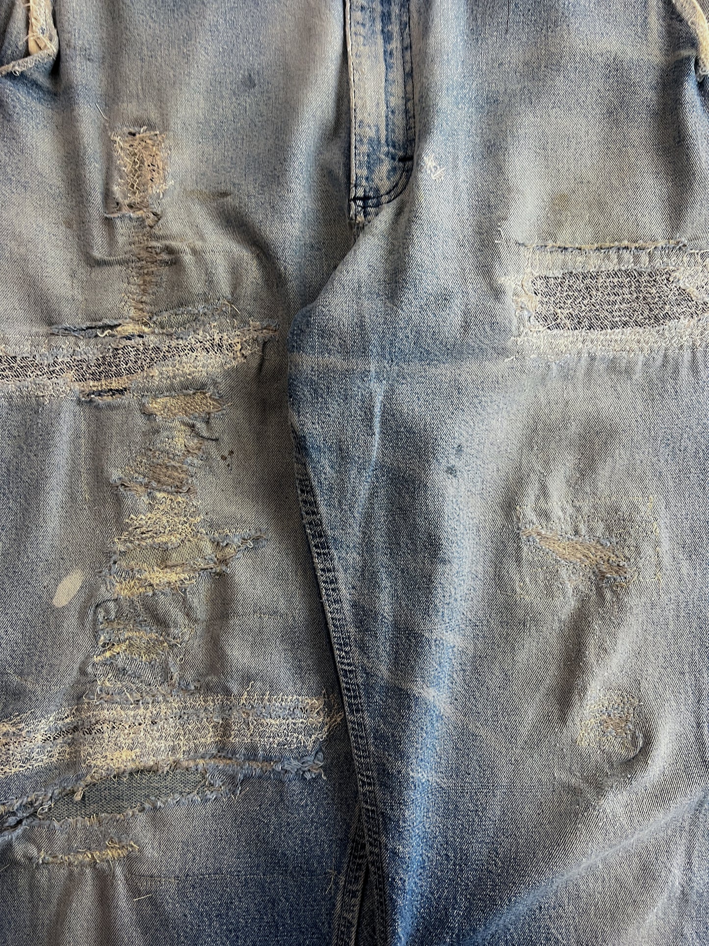 Thrashed 1960's Osh-Kosh Denim Carpenters [32"]