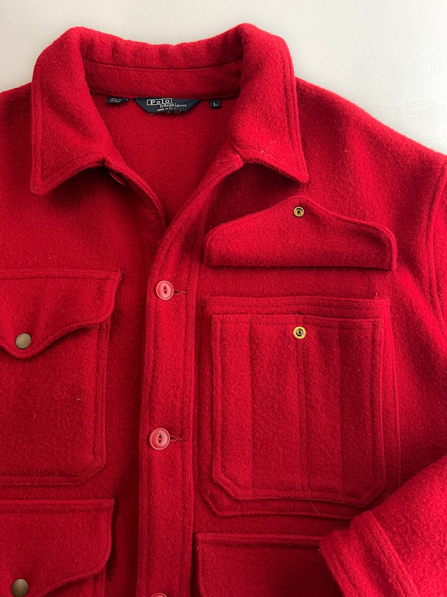 Polo R.L Wool Mackinaw Jacket [L/XL]