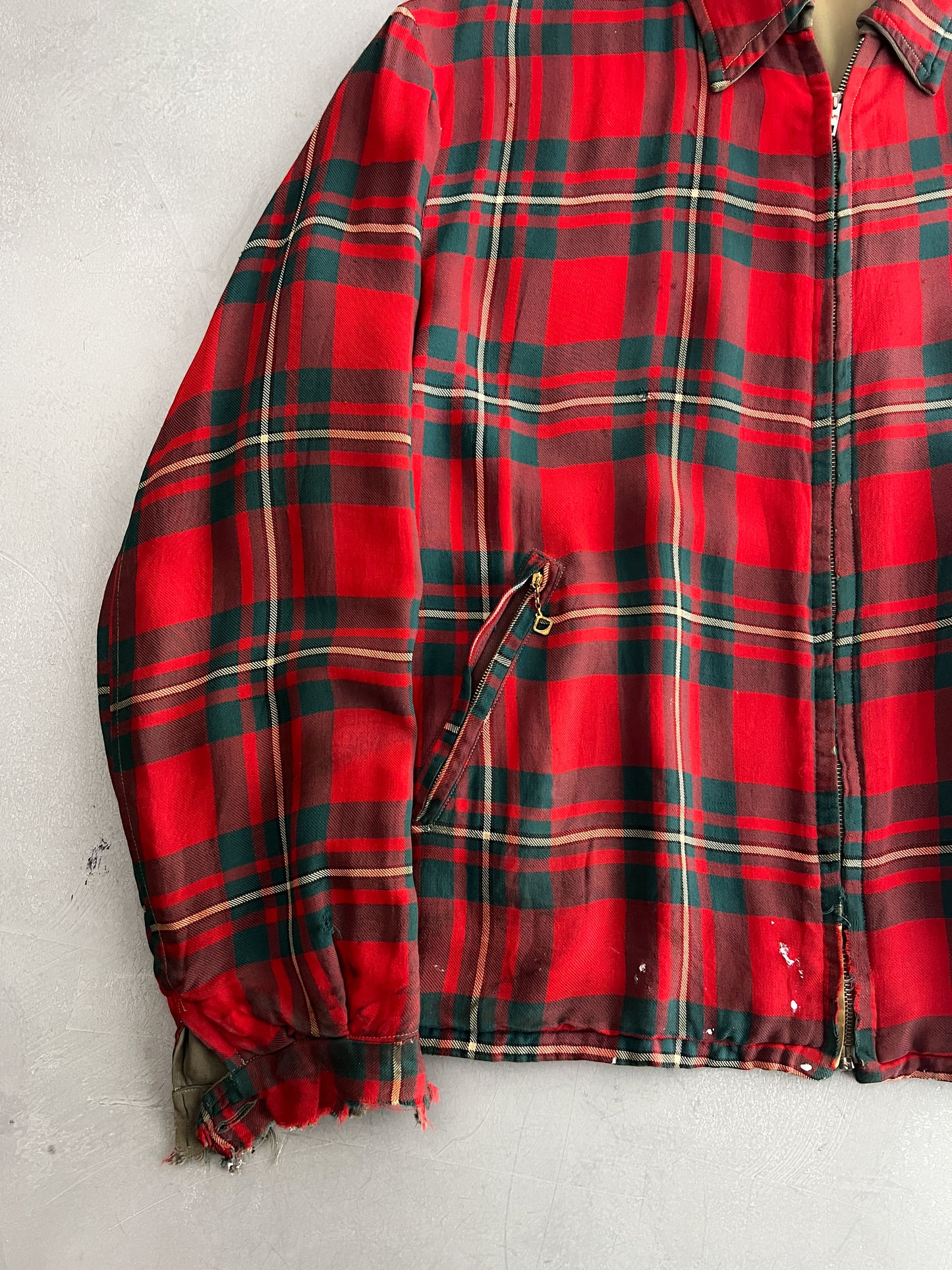 Thrashed 60's Reversible Gab Jacket [XL]