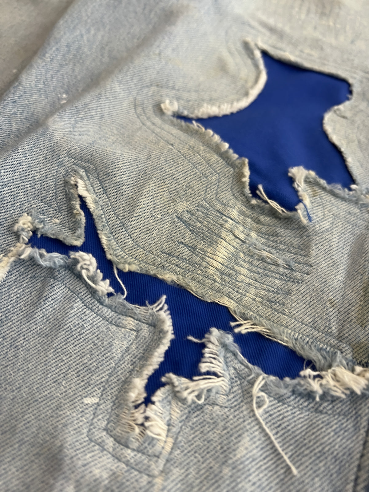 Thrashed Made in USA Levi's 501's [32"]