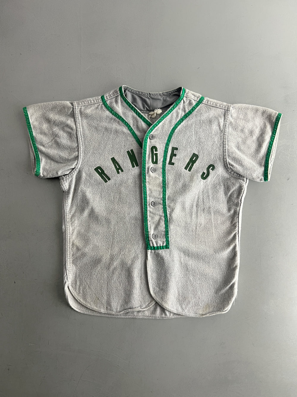 Rangers Little League Flannel Baseball Shirt [XS]