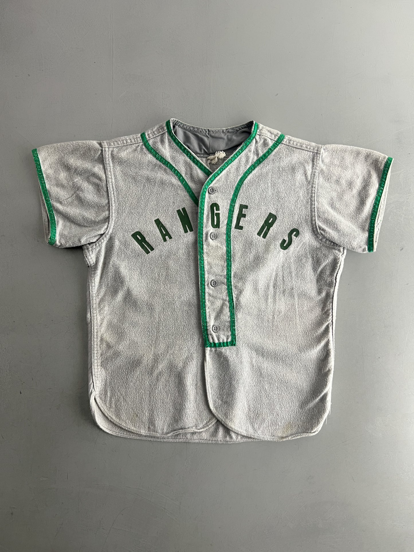 Rangers Little League Flannel Baseball Shirt [XS]