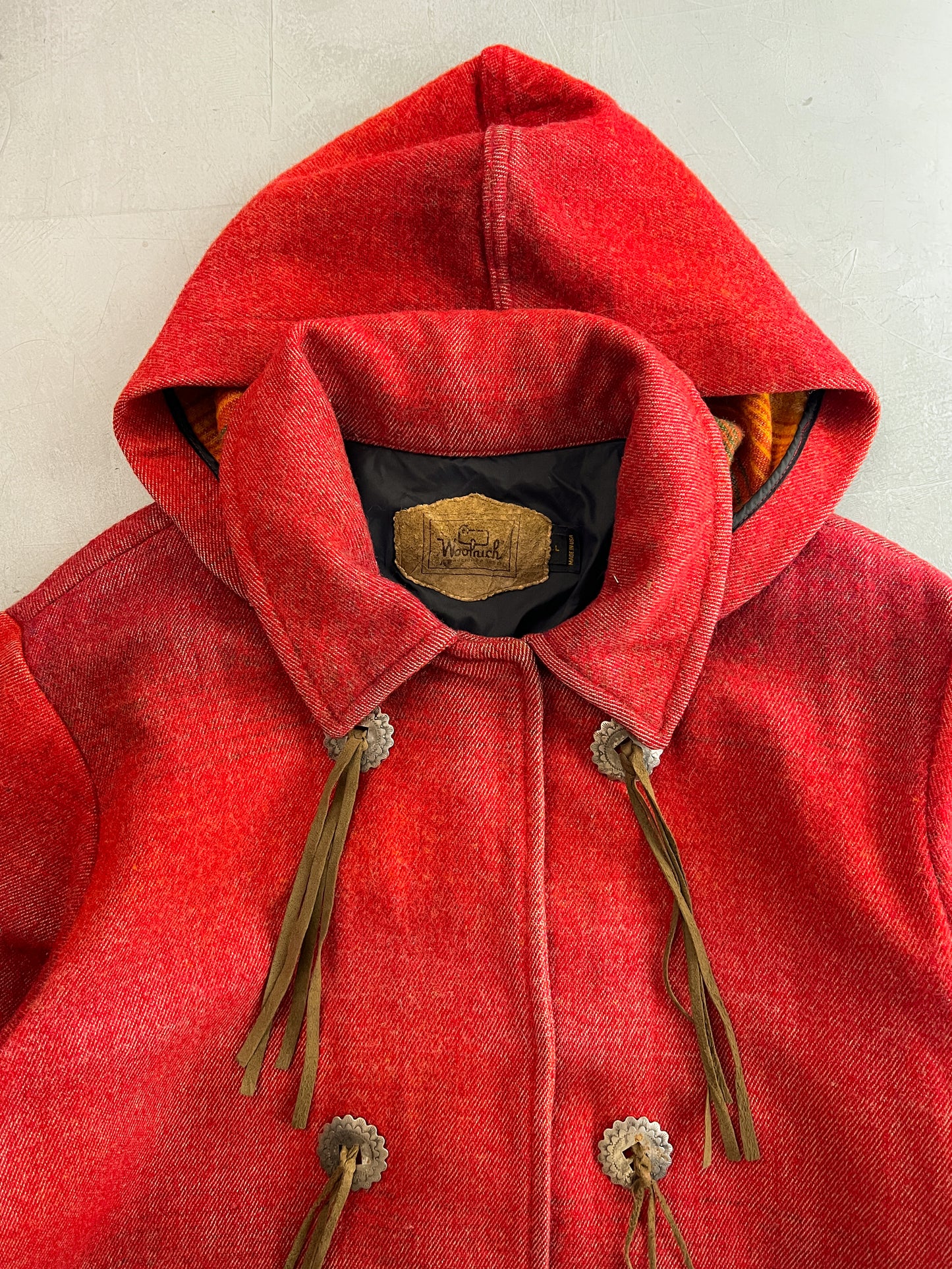 70's/80's Woolrich South Western Blanket Coat [L]