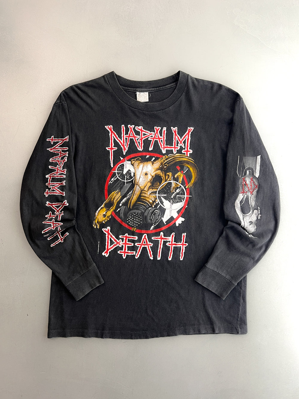 '91 Napalm Death Long Sleeve Tee [L]