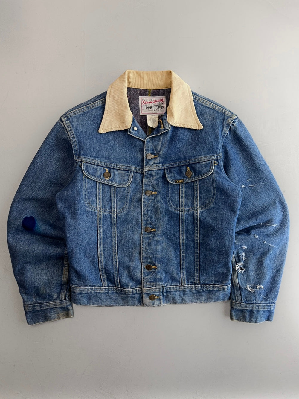 80's/90's Lee Storm Rider Denim Jacket [S/M]