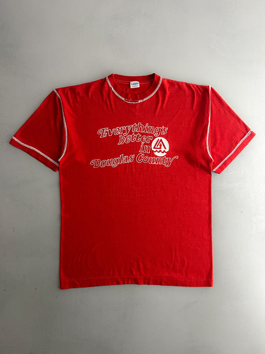 70's Champion Blue Bar Everything's Better In Douglas Country [L]