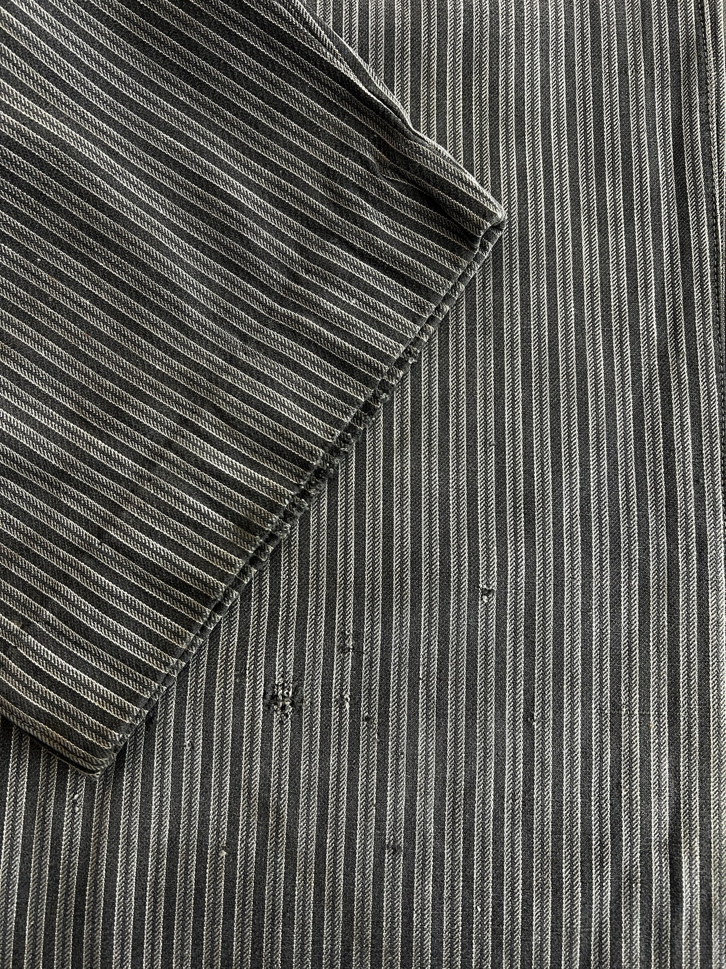 1940's French Buckle Back Striped Work Pants