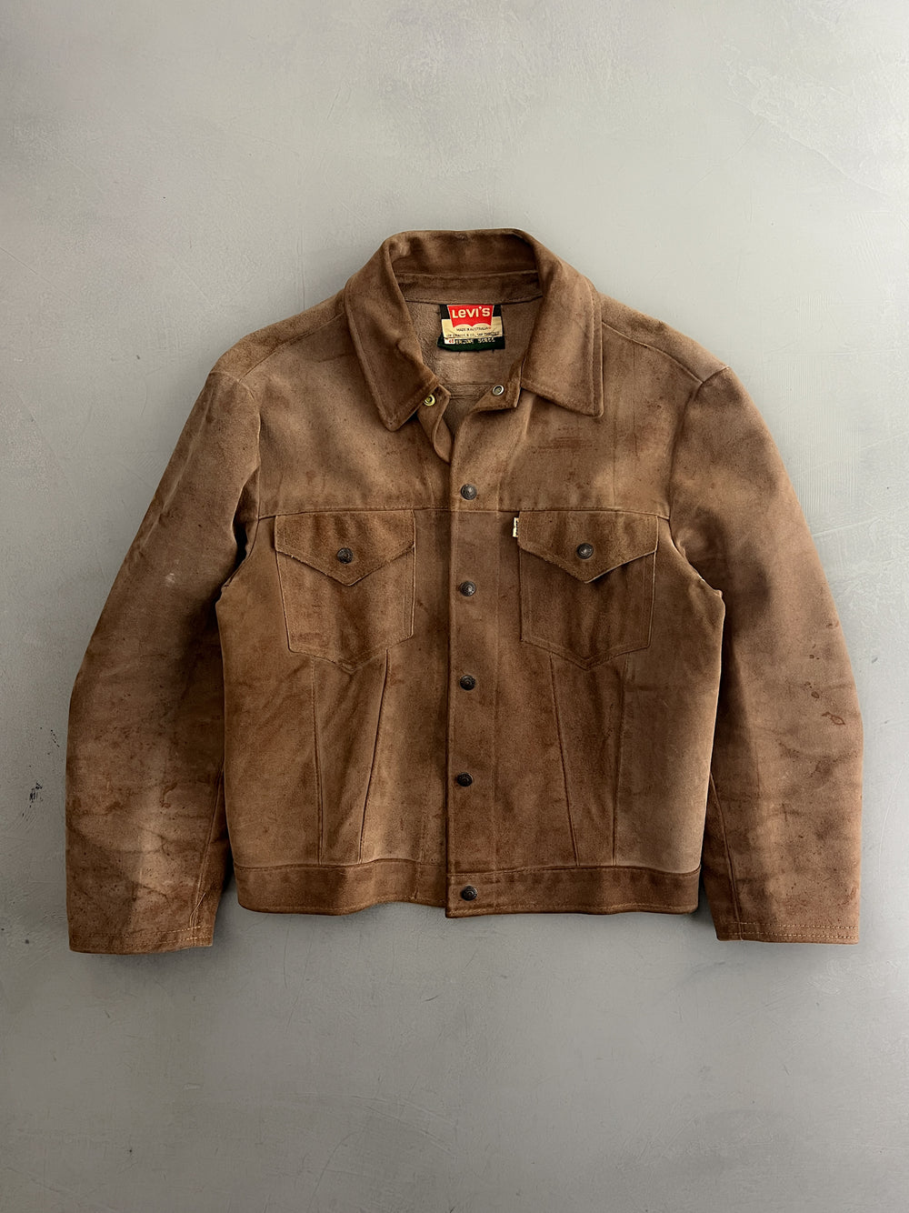 1960’s Levi’s Big E Type III Suede Trucker Jacket