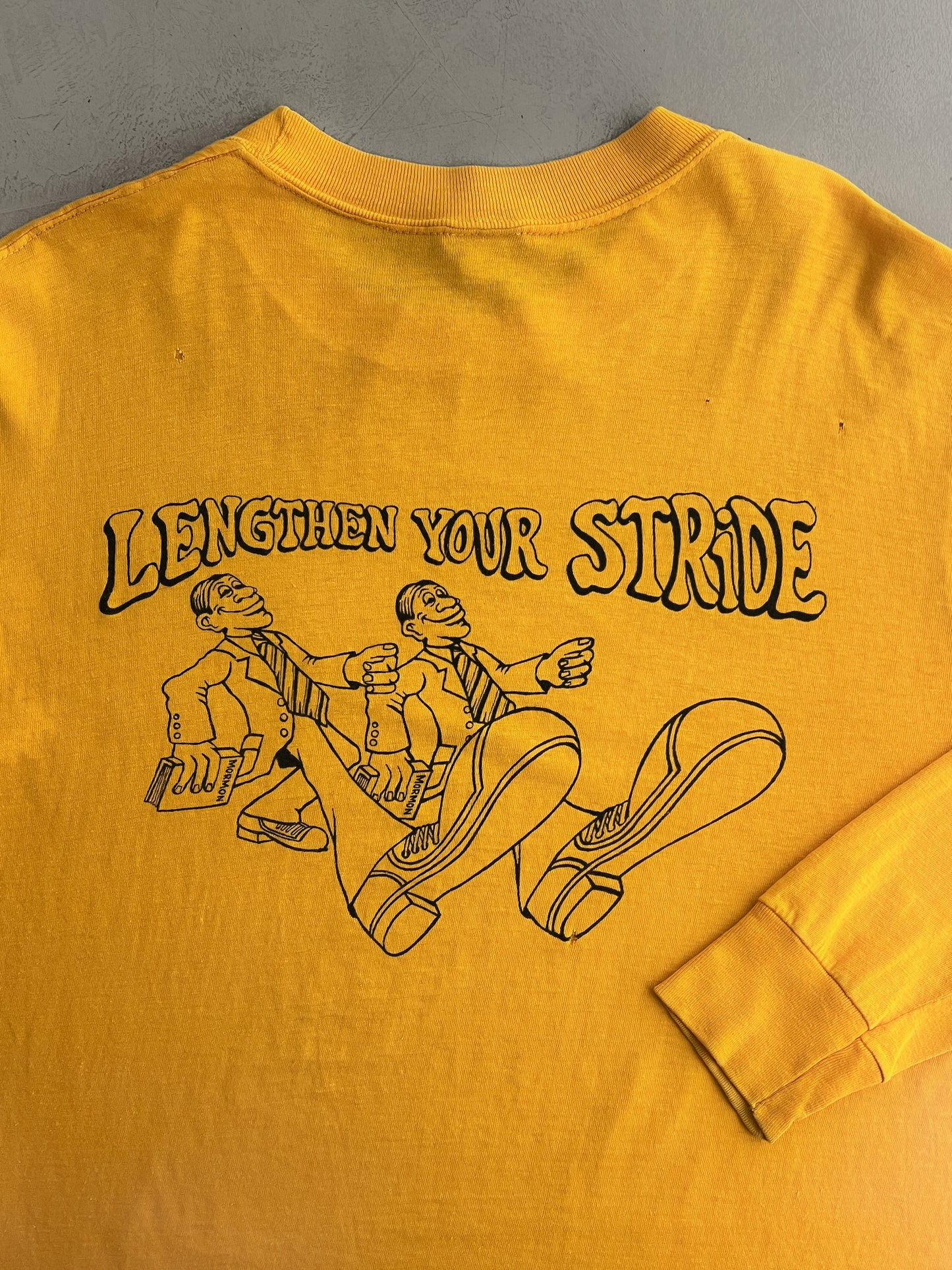 1990's R.Crumb Mormon Parody Long Sleeve Tee [L]