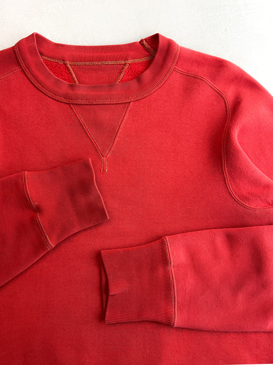 1950's Style Double V Freedom Sleeve Faded Sweatshirt [M/L]