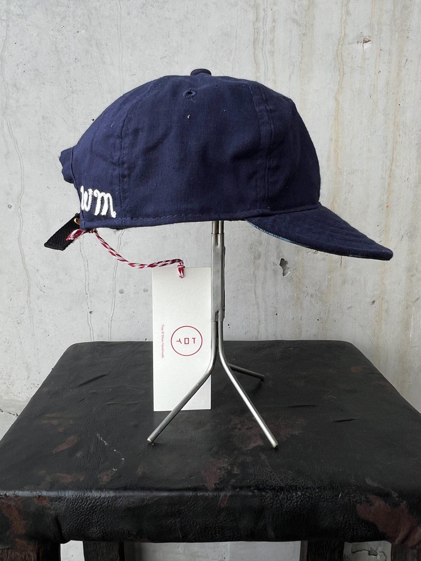 Early 20th c. Japanese Fabric 1930's Baseball Cap By Troy O'Shea Handmade [Adjustable]
