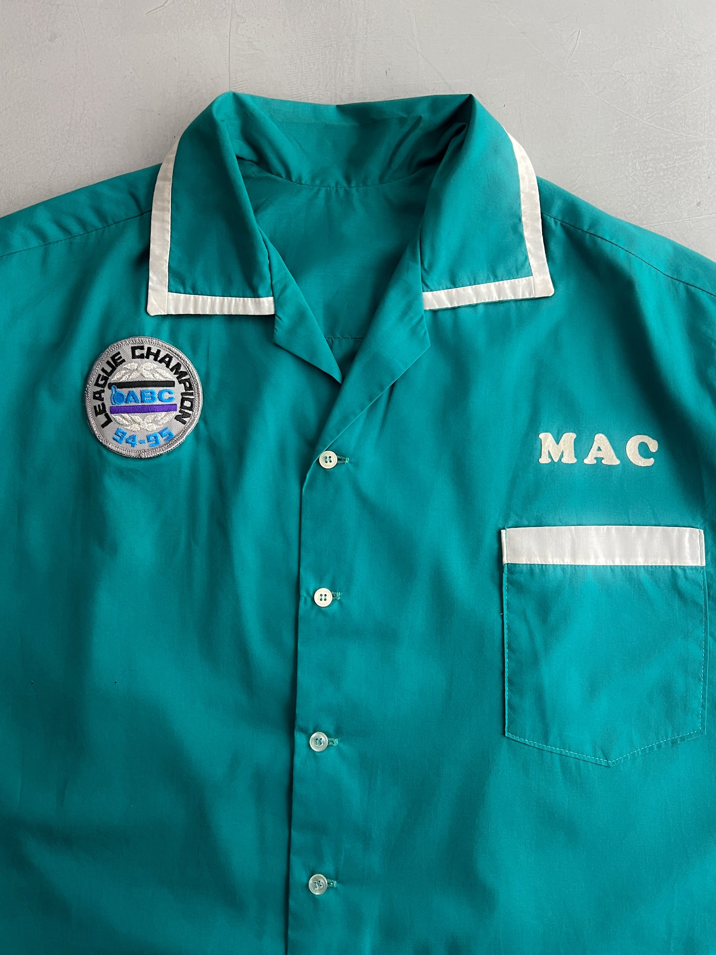 1990's Go For Broke Bowling Shirt [L]