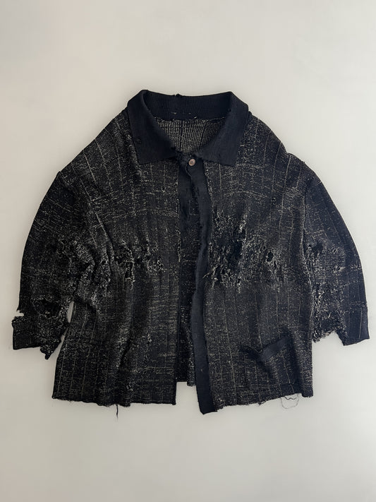 1940's Heavily Distressed French Cardigan [M]