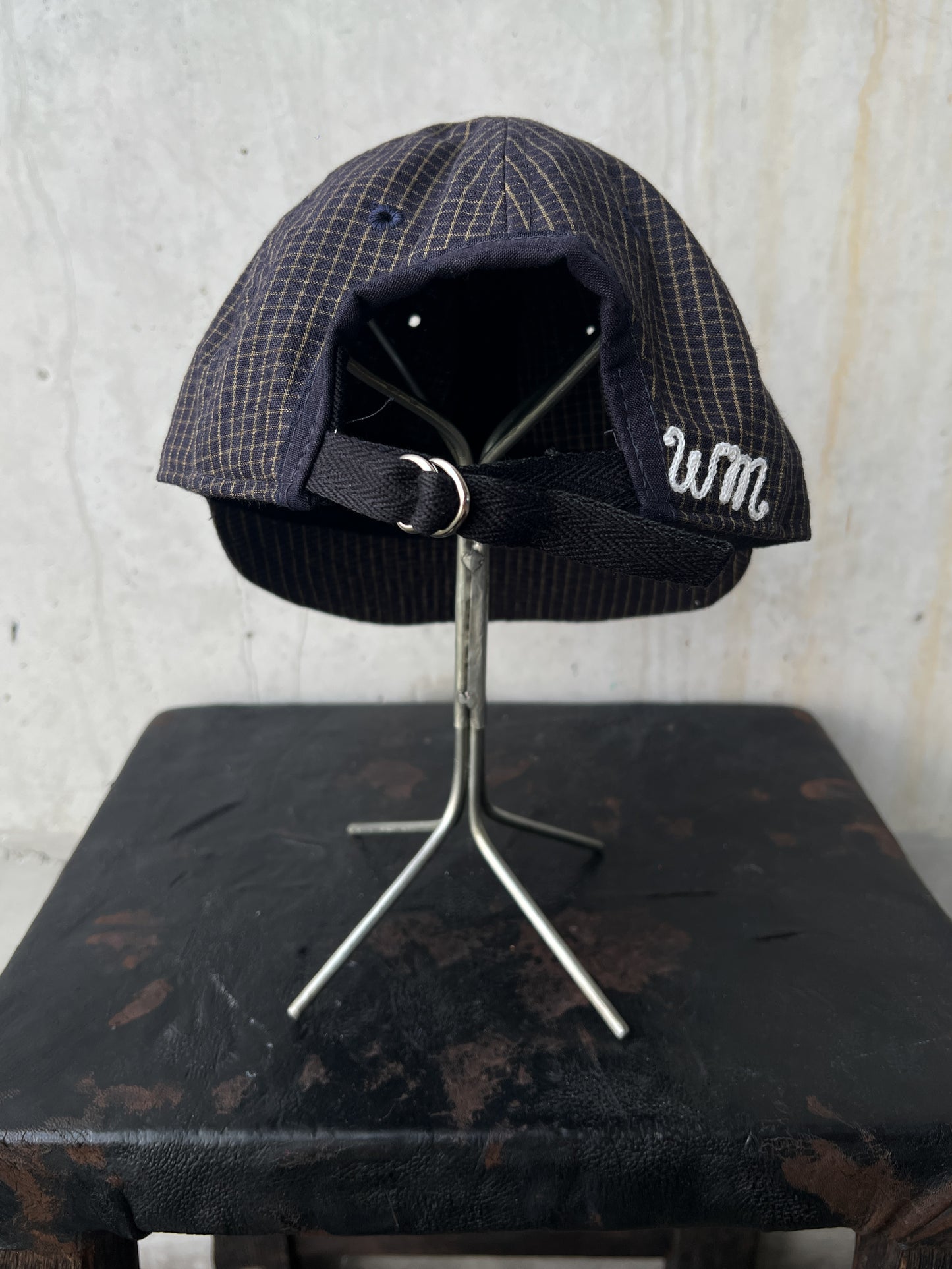 Early 20th c. Japanese Fabric 1930's Baseball Cap By Troy O'Shea Handmade [Adjustable]