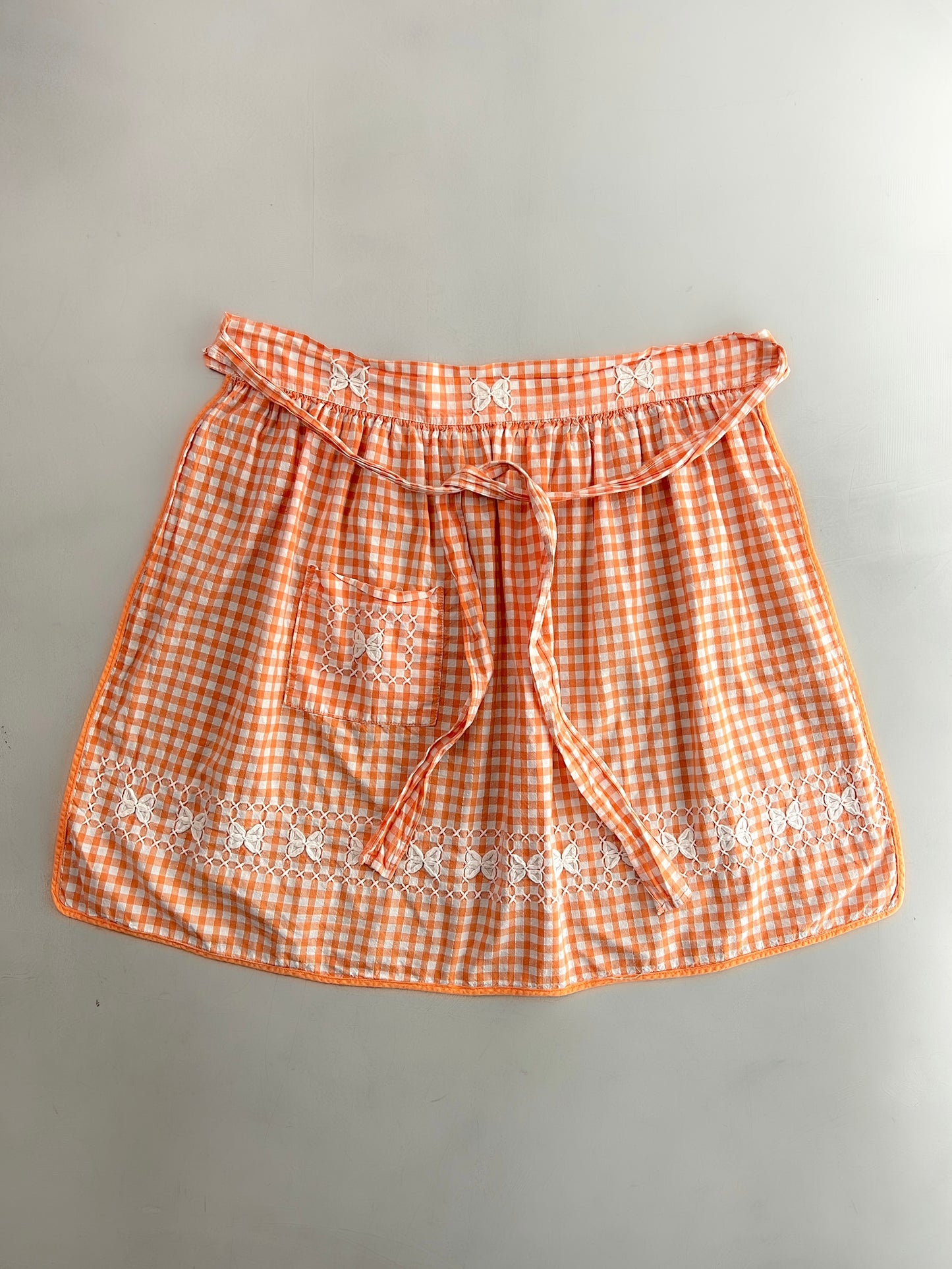 Gingham Cotton Apron