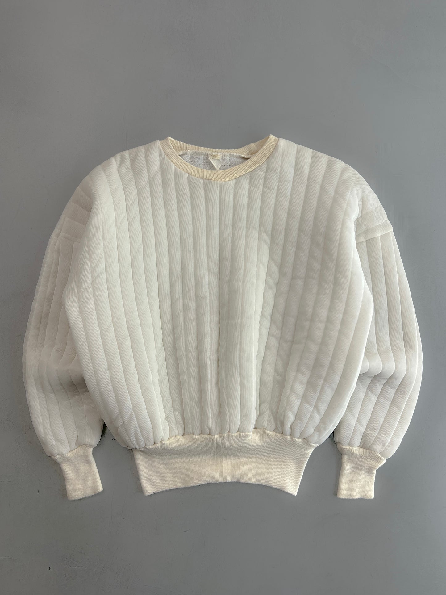 Thermal Lined Quilted Sweatshirt [L]