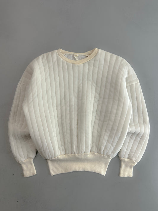 Thermal Lined Quilted Sweatshirt [L]