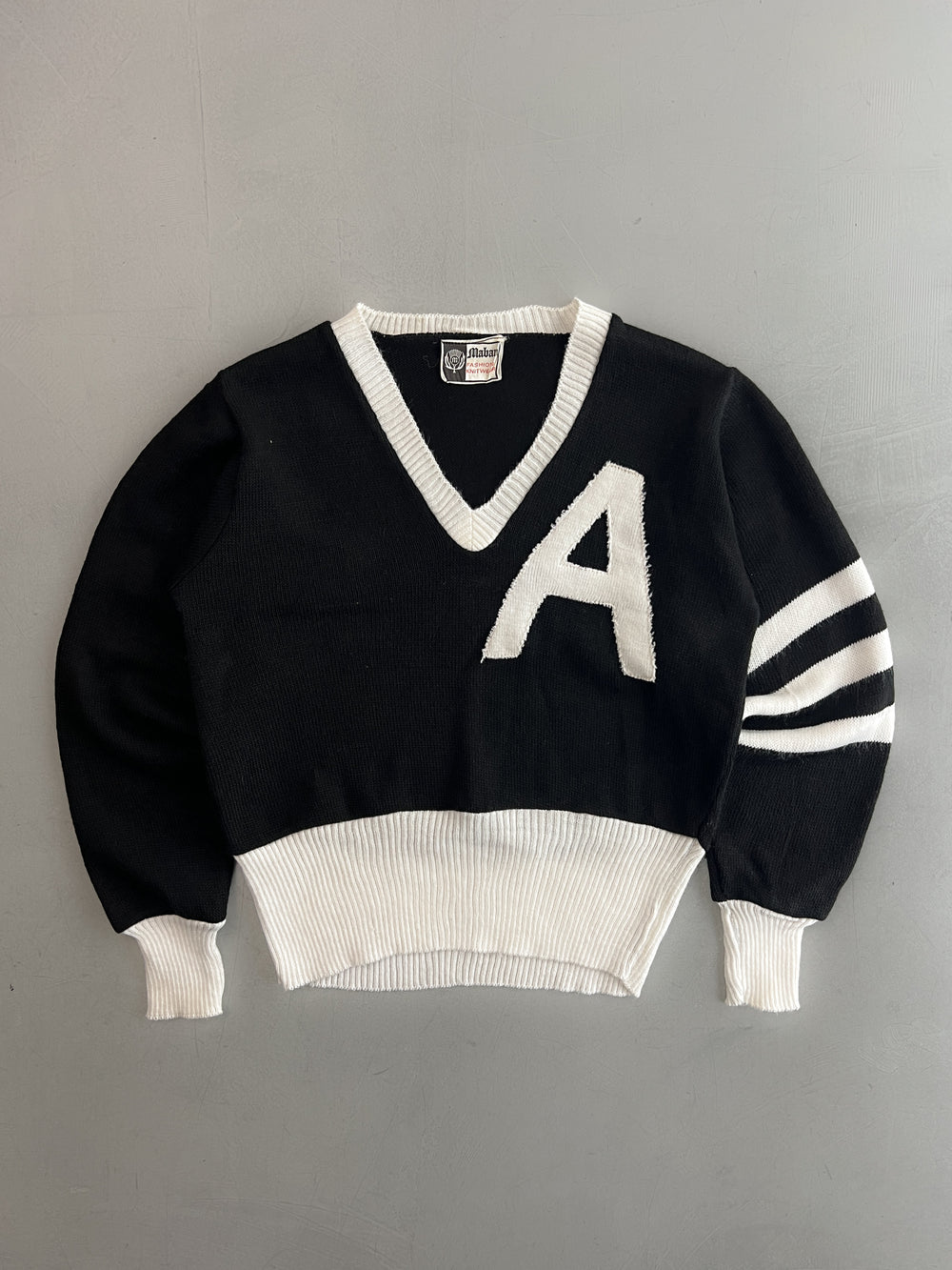 1960's M&B Anson Scottish Athletic Club Knit [XS]
