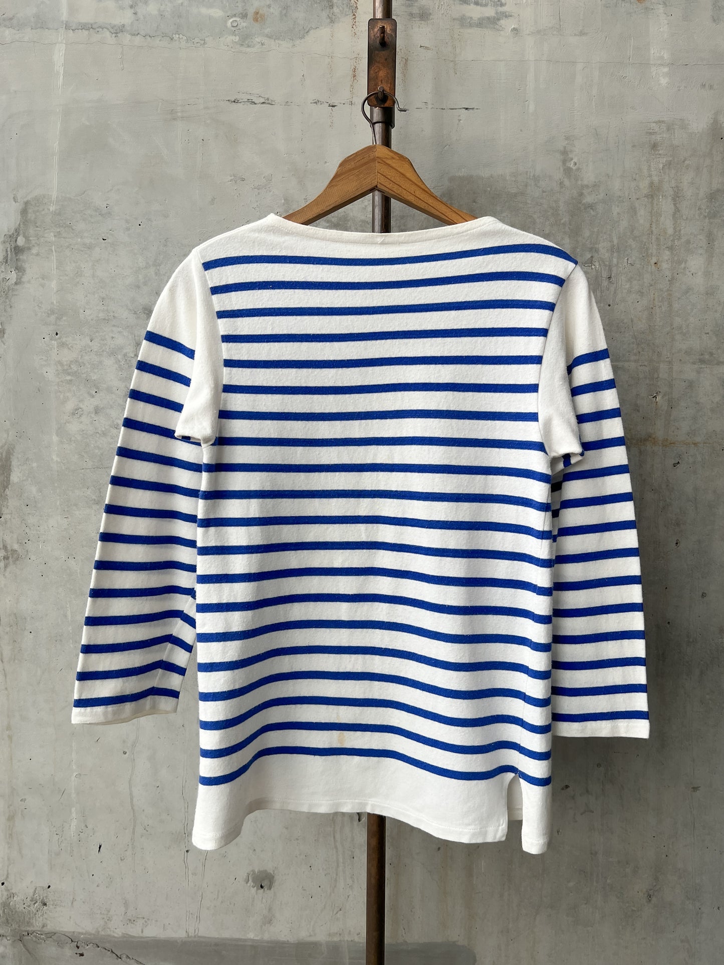 1970's French Marine Nationale Breton Striped Shirt [S]