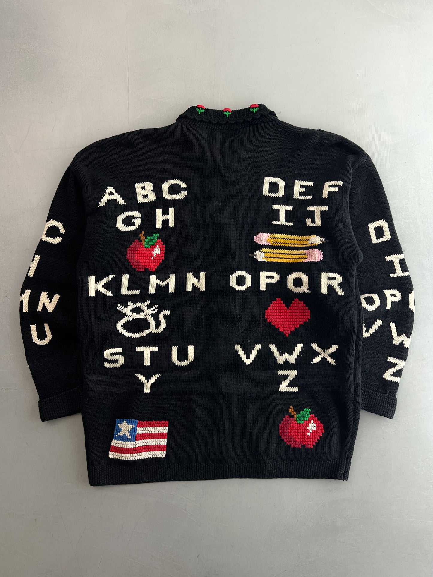 1990's Eagles Eye Alphabet Knit [M]