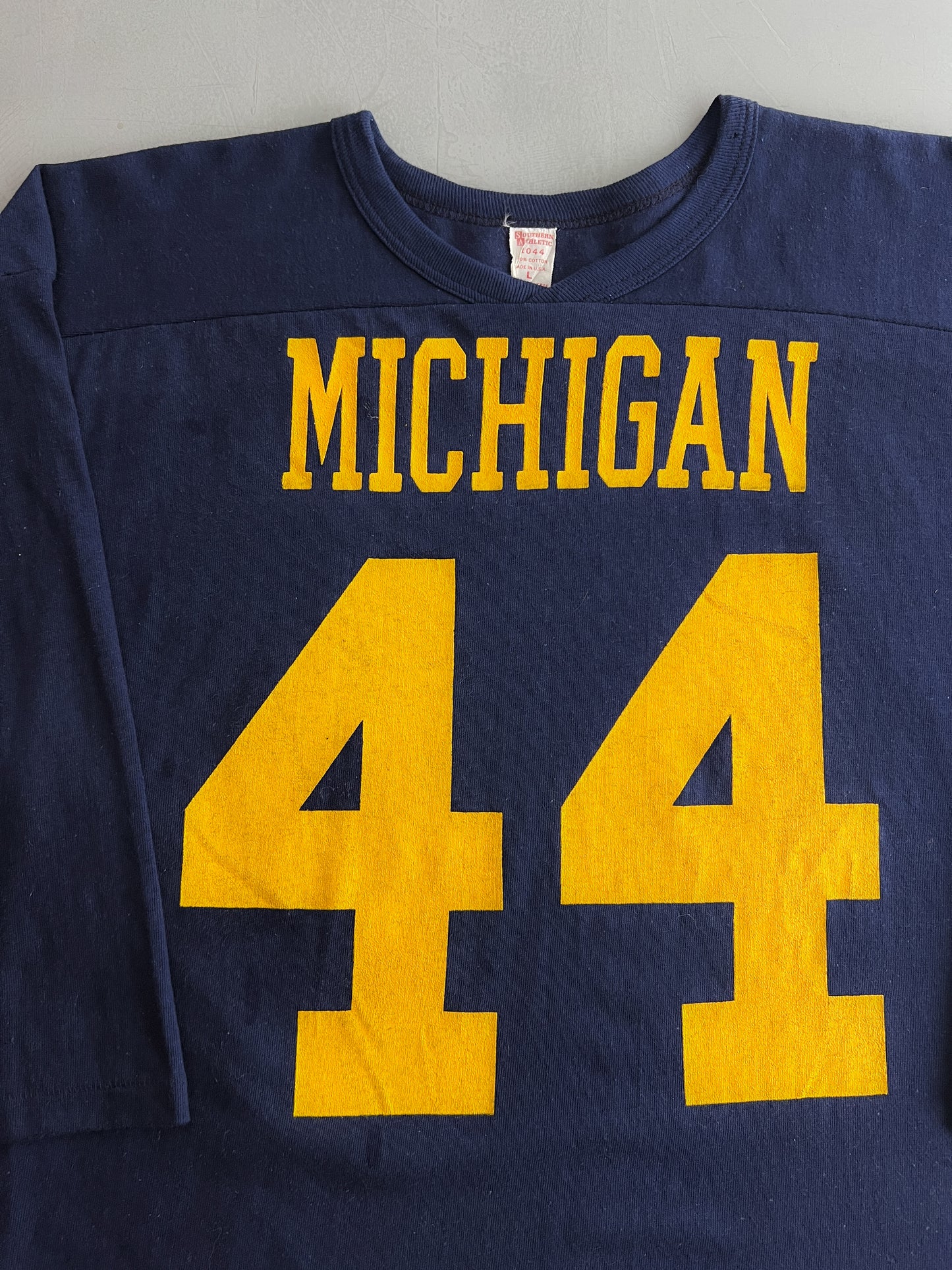 60's/70's Southern Athletic Michigan 44 Jersey Tee [L]