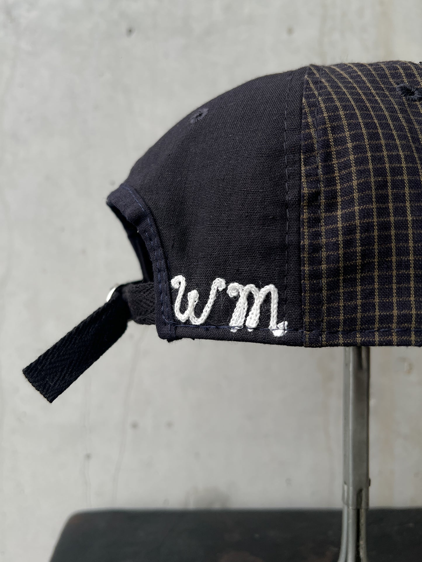 Early 20th c. Japanese Fabric 1930's Baseball Cap By Troy O'Shea Handmade [Adjustable]