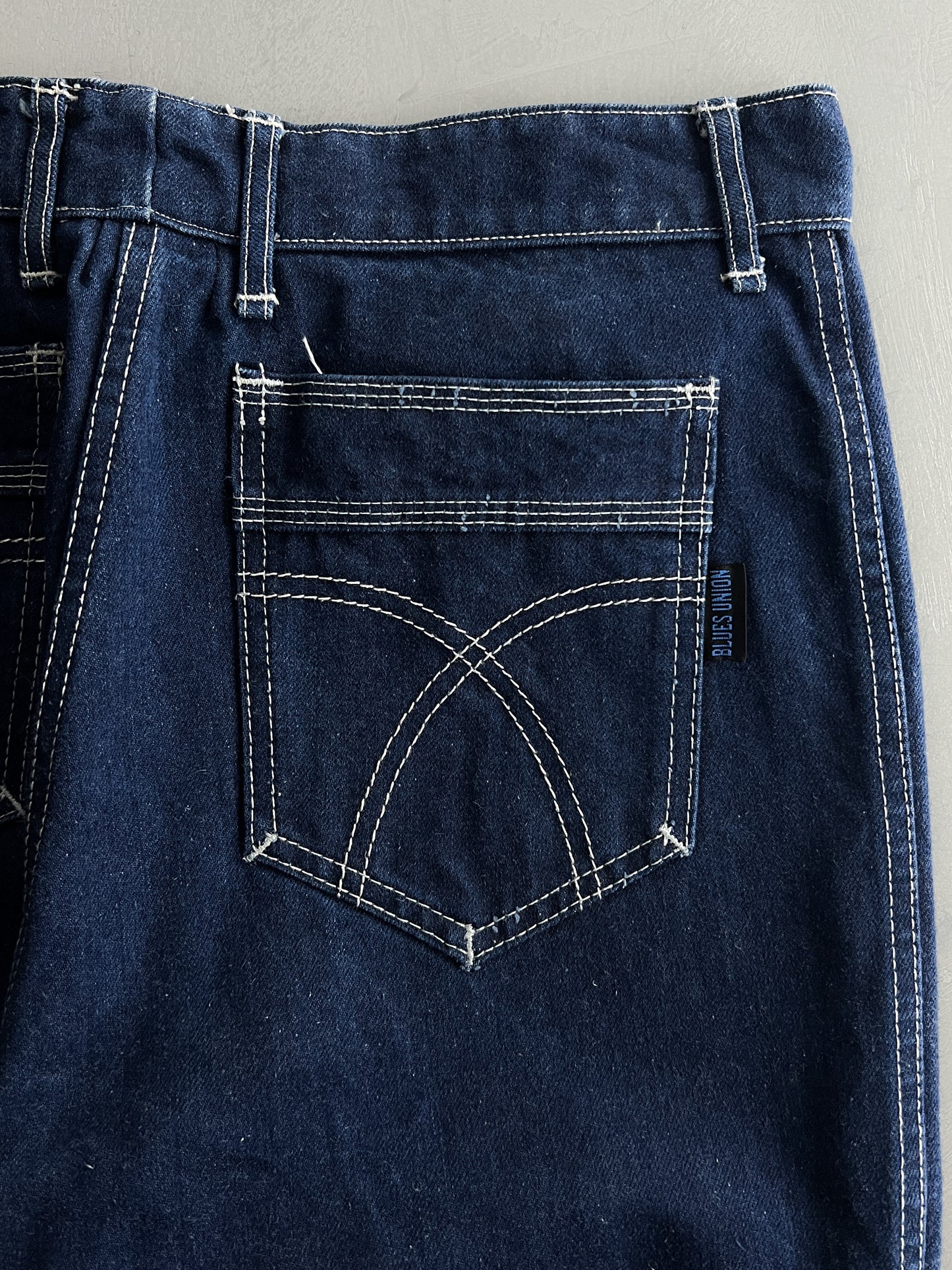 1970's Blues Union Denim Flares [31"]